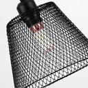 Ver imagem 5 de Lustre Abajur Pendente Cupula Iluminaçao Casa Copa Quarto Sala Decoraçao Metal Aramado Lampada Luz T