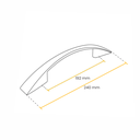 Ver imagem 4 de Puxador Arco Cromado 192 Mm - Renna