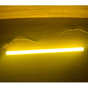 Lâmpada Tubular T8 Led 60 Cm 10w Colorida:amarelo