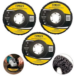 Elite - Kit 3 Discos Strip Removedor de Tinta Verniz 115mm - 3