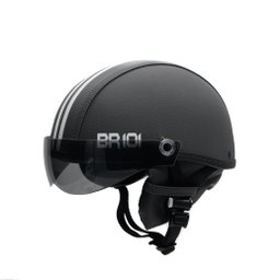 Capacete Coquinho Scooter Elétrica Bike Grafite Viseira - 1