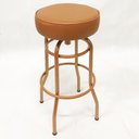Ver imagem 2 de Kit 2 Banquetas Bar Alta Giratória Cobre Assento Cobre - Poltronas do Sul