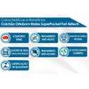 Ver imagem 2 de Kit Cama Baú Super Queem 158x198 + Colchão Molas Ensacadas Airtech Ortobom