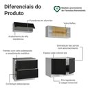 Ver imagem 4 de Armário de Cozinha Compacta 200 cm Branco/Preto Lux Madesa 07