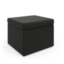 Ver imagem 2 de Puff Quasar / Couro Preto