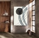 Ver imagem 3 de Quadro Decorativo Minimalista Grande para Sala Quarto Neutro