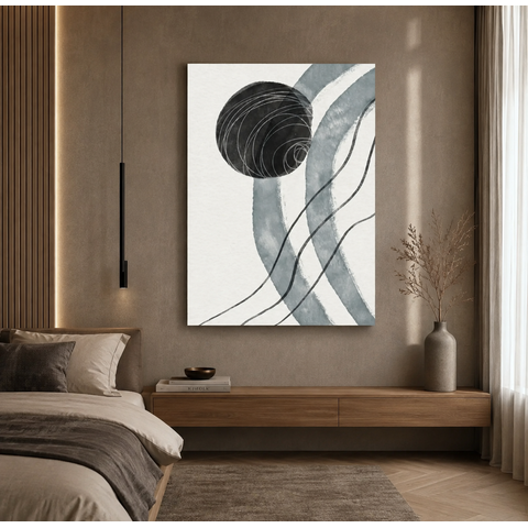 Quadro Decorativo Minimalista Grande para Sala Quarto Neutro