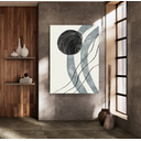 Ver imagem 2 de Quadro Decorativo Minimalista Grande para Sala Quarto Neutro