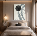 Ver imagem 2 de Quadro Decorativo Minimalista Grande para Sala Quarto Neutro