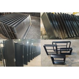 Janela Vitro de Correr 4f Total 120x100 Req12cm Grade Xadrez - 2