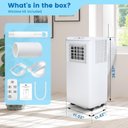 Ver imagem 7 de Takywep Ar-condicionado Portátil 8.000 Btu 3 em 1 Prata