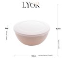 Ver imagem 2 de Conjunto 3 Bowls Bambú Ecológico com Tampa | Casa Del Grande