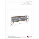 Ver imagem 3 de Rack Elegant em Mdf para Tvs de até 65" com 4 Nichos Cinamomo Off White Bechara