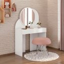 Ver imagem 3 de Penteadeira Camarim Wish Quarto 1 Gaveta com Espelho