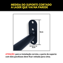 Ver mais imagens de Kit 4 Araras Estilo Moderno Aço Resistente + 4 Cabideiros Rt Inclinados Fixos de Parede Loja Closet
