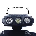 Ver mais imagens de Lanterna de Cabeça de Sensor com Cob e Led - Luatek Lt-390