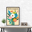 Ver imagem 1 de Quadro Buquê de Flores - Botanic 45x34cm - com Vidro:moldura Branca