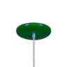Pendente Meia Lua 24cm Luminária Lustre Alumínio Verde - 2