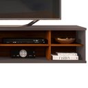 Ver imagem 3 de Rack Ripado Suspenso Para TV Até 70 Polegadas Cinza Urbano Nogueira Calcedônia Shop JM