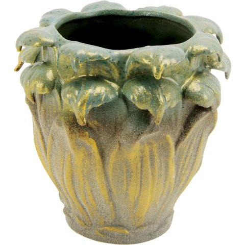 Home&Co Chryso Vaso 17x17x17cm Cerâmica Verde