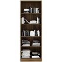 Ver imagem 7 de Kit 2 Armários Escritório 2 Portas de Vidro 4 Prateleiras Cannes 171x59cm T01 Nogal - Lyam Decor