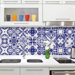 Adesivo de Azulejo Azul Del Rey 15x15 cm com 18un - 2