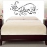 Adesivo Parede Cabeceira Cama Casal Flores Encanto Decoração - 1