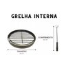 Lareira Suíça 135x50cm em Metal Preta Externa Interna Queimador Portátil Lenha Ecológica Hotel Casa - 11