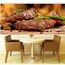 Adesivo Painel Papel Parede Carne Churrasco Churrasqueira 31 - 3