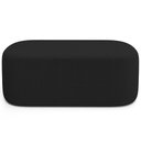 Ver imagem 5 de Puff Decorativo Orgânico para Living Quarto 100cm Doha W01 Bouclê Preto - Lyam Decor