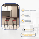 Ver imagem 3 de Kit 2 Banquetas para Cozinha Banco Alto Junco Argila Balcão Ilha Bancada Bares Piscina Área Gourmet