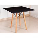 Ver imagem 2 de Mesa Eames Eiffel Quadrada 80 Cm - Preta