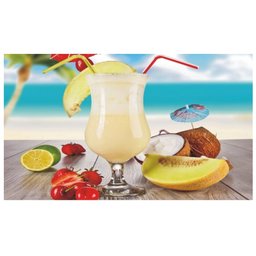 Adesivo Suco Frutas Cozinha Bar Lanche Drink Bebidas J 90 - 1