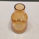 Ver imagem 4 de Vaso Decorativo de Vidro Âmbar 14x9x9cm Enfeite Sala Mesa Estante Aparador