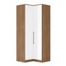 Guarda Roupa Modulado Canto Módulo 7116 02 Portas 03 Gavetas Irlanda Amendola Branco Demóbile - 1