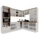 Ver imagem 2 de Cozinha Completa 16PTS 4GAVS s/Tpo Iluminata Branco/Ebano