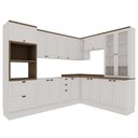 Ver imagem 1 de Cozinha Completa 16PTS 4GAVS s/Tpo Iluminata Branco/Ebano