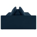 Ver imagem 7 de Sofá Ilha Modulado Milos 252cm Puff Lateral Veludo Azul Marinho G33 - Gran Belo
