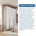 Ver mais imagens de Módulo Guarda-roupa de Canto 4 Portas 2 Gavetas Infinity