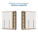 Ver imagem 6 de Módulo Guarda-roupa de Canto 4 Portas 2 Gavetas Infinity