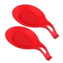 Ver imagem 1 de Kit 2 Descanso Apoio Talheres Suporte Colher Pia Cozinha