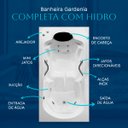 Ver imagem 4 de Banheira Gardenia Completa com Hidro em Acrílico