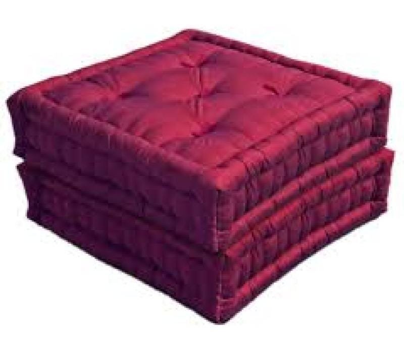 Almofada futon turca 40 x 40 Vinho - 2