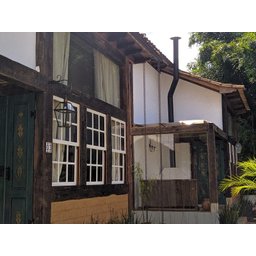 Lampião De Rua Rustico Artesanal Fachada Mineira Decorativo Libertas Rosas Artesanato Preto - 4