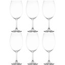 Ver imagem 1 de Jogo de 6 Taças de Vinho Tinto Cristal Bohemia Lyor 580ml Sommelier Linha Sylvia Degustação