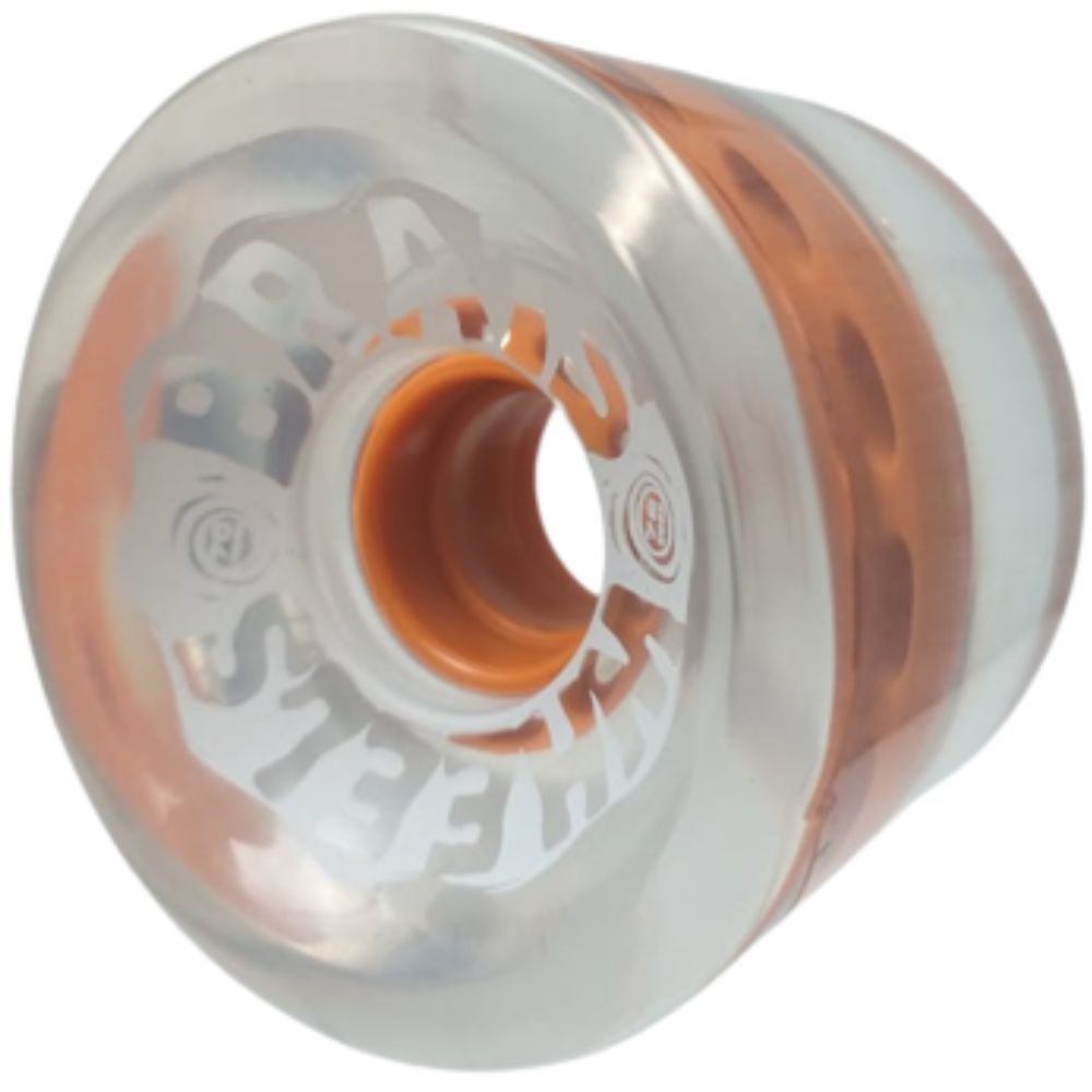 Roda Brats 70mm 78A Laranja Transparente - 1