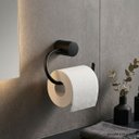 Ver imagem 2 de Porta Papel Higiênico para Banheiro Atria 25821 Meber - Preto