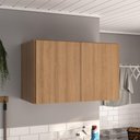 Ver imagem 1 de Armário de Lavanderia Aéreo Multiuso 2 Portas Multimóveis Mp5040 Rustic