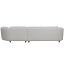 Ver mais imagens de Sofá 05 Lugares 330cm Arizona com Chaise Esquerdo Bouclé Cinza Claro - Nexta Casa