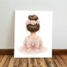 Kit 3 Quadro Decorativo Ballet Infantil Menina Quarto Moderno Qualidade Premium 28x20cm - 5